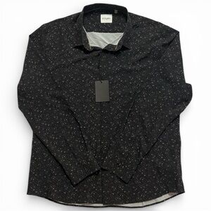 Stitch Note Black and White Patterned Shirt NWT